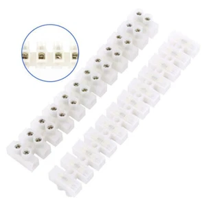 3x 12Way Block Wire Connection Connector Strip 3A 6A 10A Barrier Screw Terminal - Picture 1 of 4