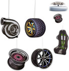 5Pcs Car Air Freshener Incense Chips Scented Ornament Car Auto Parts Turbo Brake