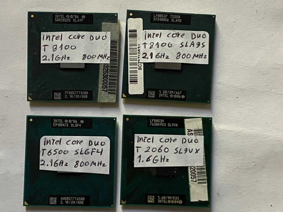 Processore intel Core Duo ( 4 Pezzi ) - Immagine 1 di 1