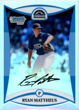 2008 Bowman Chrome Draft Prospects Refractors Baseball Card Pick