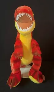 Peluche peluche Build A Bear Workshop Rosso Raptor animale di peluche imbottito - Foto 1 di 4