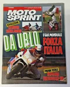 MOTORSPRINT 12/1989 YAMAHA FZR 1000 EX-UP FRANCO SBARRO SUZUKI DR 600 DJEBEL - Bild 1 von 10