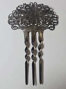 Vintage Victorian Style Sterling Silver Hair Fork  - Picture 1 of 6