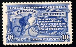 USAstamps Unused VF US 1902 Special Delivery Scott E6 OG MHR SCV $240 - Picture 1 of 2