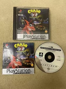 Crash Bandicoot 2 Cortex Strikes Back Sony Playstation 1 PS1 Platinum Disc - Picture 1 of 9