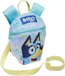 Bluey Blue Backpack with Reins Toddler Backpack with Reins and Harness 1-4 Years - Picture 1 of 6