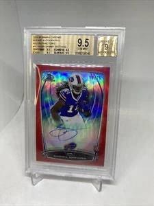 Sammy Watkins 2014 Chrome RC ROOKIE Red REFRACTOR /25 Bags 9.5 GEM MINT POP 6 - Picture 1 of 8