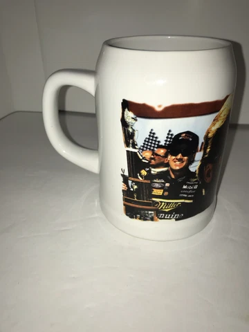 Vintage 1995 NASCAR #2 Rusty Wallace Ceramic Stein Mug Cup Racing Motorsports Cover