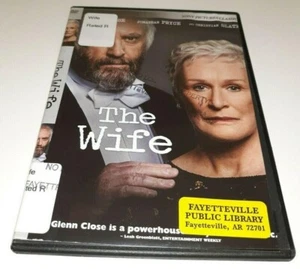 The Wife DVD Glenn Close Jonathan Pryce Ex-Library - Picture 1 of 4