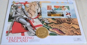 2007 Celebrating England Commemorative St George & the Dragon First Day Cover - Picture 1 of 1