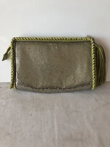 Pochette BCBG Max Azria maglia/pelle verde-giallo - Foto 1 di 5