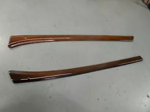 JAGUAR MK2/ DAIMLER V8 250 /S-TYPE WOOD TRIMS ABOVE SUNVISORS - REFURISHED - Picture 1 of 3
