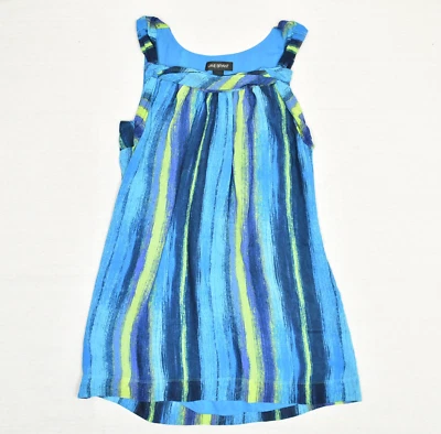 Vestido recto para mujer Lane Bryant a rayas cuello redondo poliéster multicolor talla 16 Foto 1 de 4