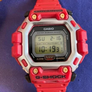 [USED Excellent] CASIO G-SHOCK DW-8300 Red Gundam Digital Watch 1288 Japan F/S - Picture 1 of 6