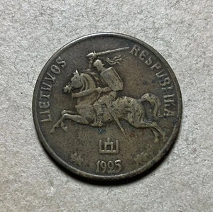1925 Lithuania 10 Centu - Picture 1 of 2