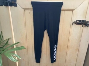 Adidas Essentials lineare niedrige Trainingsstrumpfhose für Damen schwarz/weiß US SMALL - Bild 1 von 7