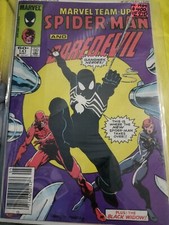 Marvel Team-Up #141 SPIDER-MAN AND DAREDEVIL Early Black Suit 1984 comic comics