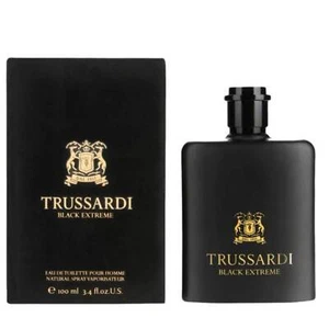 Trussardi Black Extreme Profumo Uomo Eau De Toilette Spray Edt 100 Ml - Foto 1 di 3