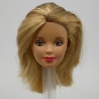 Barbie Mackie Face Doll Head Only NASCAR 50th Anniversary 1998 Blonde 20442