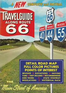 Vintage 1965 TRAVEL GUIDE ALONG ROUTE 66 G2 - Picture 1 of 7