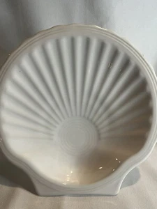 Fiesta Ware Sea Shell Dish Decorative Plate White Fiesta USA- fun beach decor - Picture 1 of 6