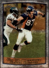 1999 Topps Chrome Football Card #123 Ed McCaffrey