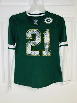 Camiseta manga larga Green Bay Packers Majestic para mujer talla pequeña colores equipo Foto 1 de 4