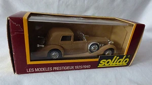 Solido 1: 43 - Delage D8.120 Coupe de Ville (1939) in beige - OVP - Bild 1 von 2