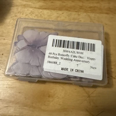 Zeyiyer 48 Piezas Pastel Mariposa, Cupcake, Decoraciones de Fiesta Foto 1 de 2