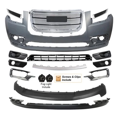 Front Bumper Cover Grille Grill Assembly For 2013-2016 GMC Acadia Denali 16 PCS Foto 1 de 4