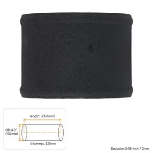 Aluminium Schlauch Adapter Rohr Joiner Rohrkoppler Stecker 102mm L =76mm Schwarz - Picture 1 of 9