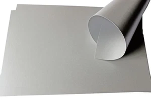 10 Metallic Papier 120g/m² DIN A4 210x297mm silber PREMIUM Perlmutt Glanzpapier - Bild 1 von 4