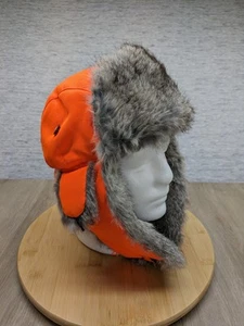 Mad Bomber 304BLZ Supplex Bomber - Blaze Orange mit grauem Kaninchenfell - Bild 1 von 16
