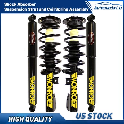 Amortiguador de puntales delanteros traseros con muelles helicoidales para Chevrolet Equinox 2005 2006 3,4 L Foto 1 de 4