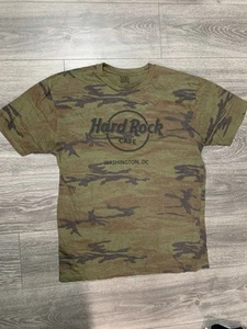 Hard Rock Cafe Camo Munich Germany Sz L T-Shirt - Picture 1 of 2