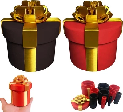 Annoying Nested Screw Gift Box 3D Printed Christmas Nesting Box Party Accessory