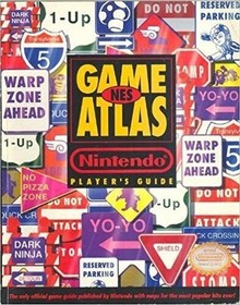 NES Game Atlas Strategy Guide Player Hint Book TMNT Zelda Castlevania Mega Man E