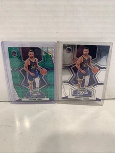 2021 Panini Mosaic STEPHEN CURRY 101 Green Parallel Golden State & Bonus Mosaic - Picture 1 of 6
