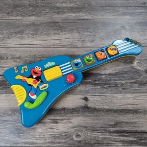 Vintage 1998 TYCO Sesame Street Elmo's Rock & Roll Guitar Tested 90s Music Toy - Picture 1 of 18