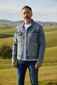 American Eagle Outfitters AEO Herren Jeansjacke Größe L Denim - Bild 1 von 7