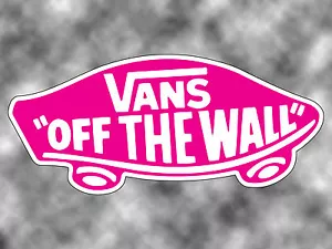 VANS "Off The Wall" Skateboard Vinyl Sticker Surf/Car/Skate/SK8 - Picture 1 of 6