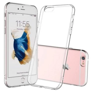 Custodia Silicone Back Case Ultra Slim Cover Tpu Gel Sottile Apple Iphone 6 - 6s - Foto 1 di 5
