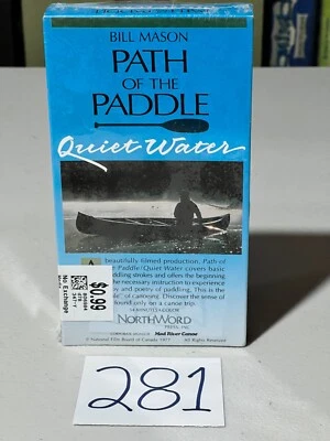 Path of the Paddle - Quiet Water, Bill Mason, 1984 NorthWord Press, Sealed VHS Foto 1 de 2