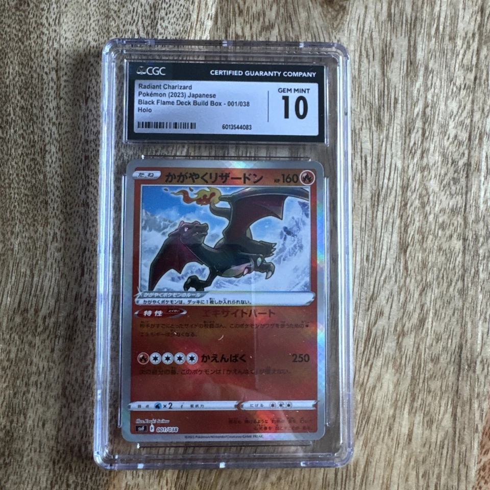 Radiant Charizard 001/038 Sv: Ruler of the Black Flame Deck Build Box Regular... - Image 1 of 2