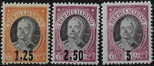 1927 San Marino Antonio Onofri soprastampati MNH - Picture 1 of 1