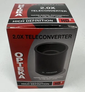 Opteka HD 2.0X 2X Teleconverter Metal Body Lens designed In Japan - Picture 1 of 4