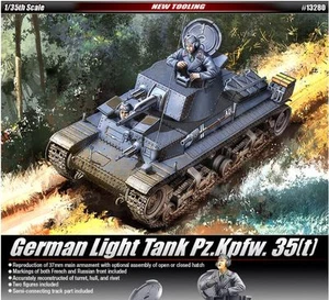 Academy 1/35 German Light Tank Pz.Kpfw 35(t) Plastic Model Kit Military 13280 - Picture 1 of 4