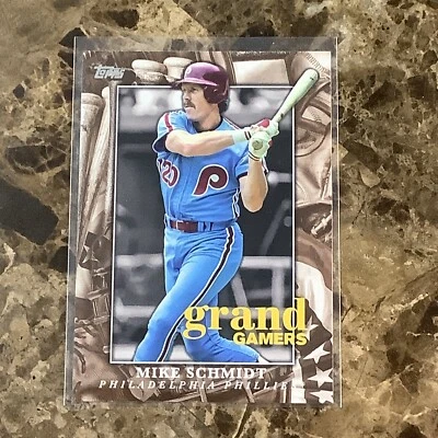 2024 Topps Series 1 Grand Gamers Mike Schmidt GOG-5 B-21 - Image 1 of 2