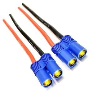 RCP (2) EC8 FEMALE LEADS HEAVY 10awg WIRE  - Picture 1 of 17