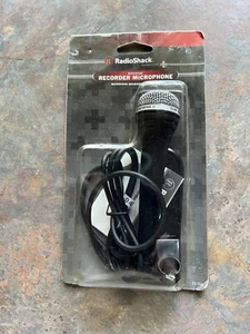 RADIO SHACK Vintage Universal Recorder Microphone New in Package - Picture 1 of 8